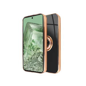 SHIZUKAWILL Google Pixel8a リング付キケース グリッティア ブライトブラック GOPI8ACL5BK SHIZUKAWILL Google Pixel8a リング付キケース グリッティア ブライトブラック GOPI8ACL5BK