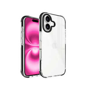 SHIZUKAWILL iPhone16 ケース カバー i-Shine アイシャイン クリアケース Black APIP16HI2BK SHIZUKAWILL iPhone16 ケース カバー i-Shine アイシャイン クリアケース Black APIP16HI2BK