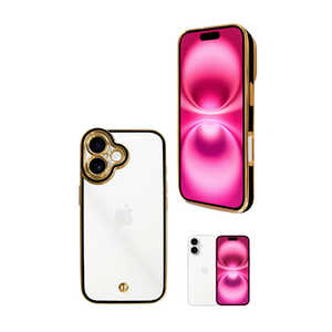 SHIZUKAWILL iPhone16 サイドメッキ ケース カバー クリアケース Black APIP16CL2BK SHIZUKAWILL iPhone16 サイドメッキ ケース カバー クリアケース Black APIP16CL2BK