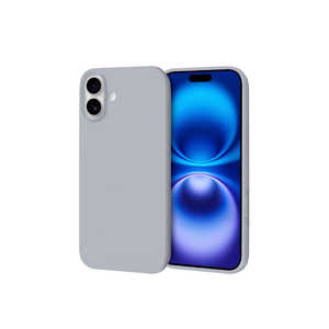 SHIZUKAWILL iPhone16 Plus ケース カバー コットンキャンディ シリコン ケース スカイグレー APIP16MFC1BL SHIZUKAWILL iPhone16 Plus ケース カバー コットンキャンディ シリコン ケース スカイグレー APIP16MFC1BL