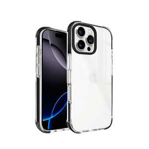 SHIZUKAWILL iPhone16 Pro Max ケース カバー i-Shine アイシャイン クリアケース Black APIP16PMHI2BK SHIZUKAWILL iPhone16 Pro Max ケース カバー i-Shine アイシャイン クリアケース Black APIP16PMHI2BK
