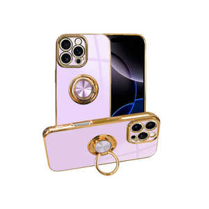 SHIZUKAWILL iPhone16 Pro Max ケース カバー リング付きケース グリッティア ラベンダー APIP16PMCL5PU SHIZUKAWILL iPhone16 Pro Max ケース カバー リング付きケース グリッティア ラベンダー APIP16PMCL5PU