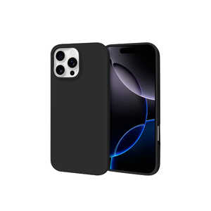 SHIZUKAWILL iPhone16 Pro Max ケース カバー コットンキャンディ シリコン ケース ブラック APIP16PMFC1BK SHIZUKAWILL iPhone16 Pro Max ケース カバー コットンキャンディ シリコン ケース ブラック APIP16PMFC1BK