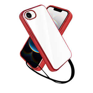 SHIZUKAWILL iPhone16e サイドメッキ ケース カバー クリアケース (シズカウィル) レッド×クリア APIPSE4CLRE SHIZUKAWILL iPhone16e サイドメッキ ケース カバー クリアケース (シズカウィル) レッド×クリア APIPSE4CLRE