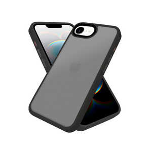 SHIZUKAWILL iPhone16e アクティブハイブリッド ケース カバー 耐衝撃 米軍MIL規格対応 (シズカウィル) Black APIPSE4ACHIBK