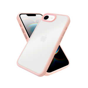 SHIZUKAWILL iPhone16e アクティブハイブリッド ケース カバー 耐衝撃 米軍MIL規格対応 (シズカウィル) Pink APIPSE4ACHIPI