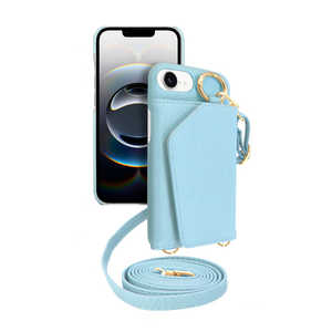 SHIZUKAWILL iPhone16e ケース カバー ショルダーケース アイファンデ5 ドレスコード (シズカウィル) アイシーブルー APIPSE4IF52BL
