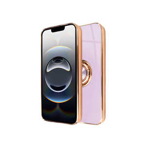 SHIZUKAWILL iPhone16e ケース カバー リング付きケース グリッティア (シズカウィル) ラベンダー APIPSE4CL5PU