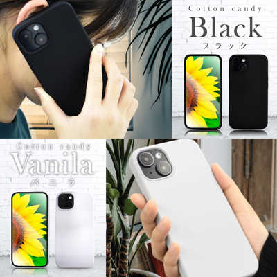 shizukawill iPhone16e ケース カバー コットンキャンディ シリコン