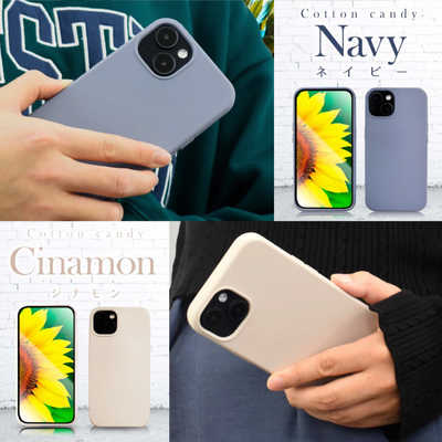 shizukawill iPhone16e ケース カバー コットンキャンディ シリコン