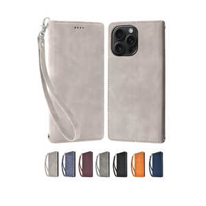 shizukawill iPhone15 Pro Max 手帳型 ケース アイファンデ2 グレー APIP15PMIF2GR