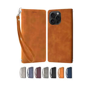 shizukawill iPhone15 Pro Max 手帳型 ケース アイファンデ2 ブラウン APIP15PMIF2LBR