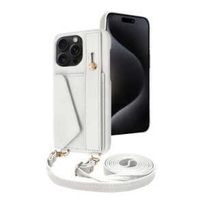 SHIZUKAWILL iPhone 15 Pro Max ショルダーケース アイファンデ5 ストリートモード Shizukawill APIP15PMIF51WH