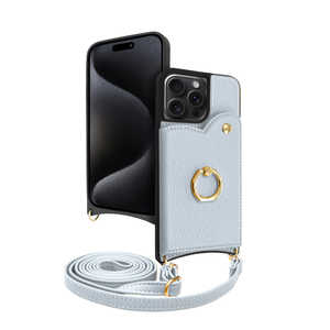 shizukawill iPhone15 Pro Max ショルダーケース アイファンデ5 フルール ネモフィラブルー APIP15PMIF53NB