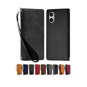 shizukawill Xperia 5 V SO-53D SOG12 �蒠�^ �{�v�� ���U�[�P�[�X �u���b�N SOX5M5BLACK