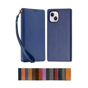 SHIZUKAWILL iPhone14 手帳型 本革調ケース ブルー APIP14BLUE SHIZUKAWILL iPhone14 手帳型 本革調ケース ブルー APIP14BLUE
