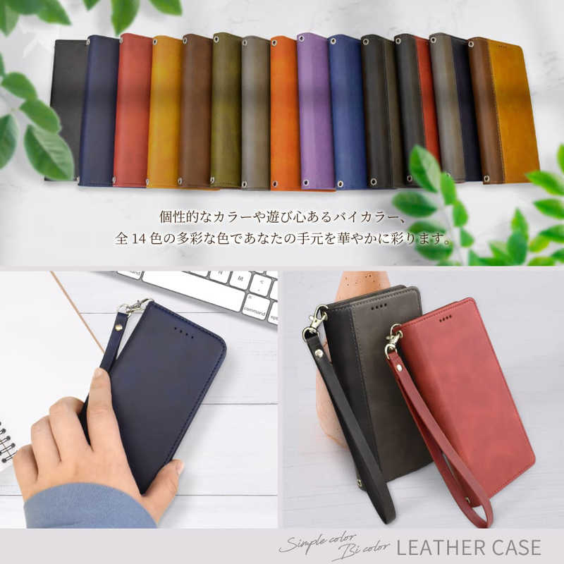 SHIZUKAWILL SHIZUKAWILL Google Pixel8a 手帳型 本革調ケース ブルー GOPI8ABLUE GOPI8ABLUE