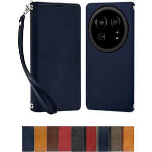 shizukawill AQUOS R9 Pro SH-54E �蒠�^ �P�[�X �J�o�[ �{�v�� ���U�[�P�[�X SHAQR9PNAVY