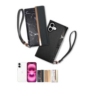 SHIZUKAWILL iPhone16 手帳型 ケース カバー アイファンデ Black APIP16CABK SHIZUKAWILL iPhone16 手帳型 ケース カバー アイファンデ Black APIP16CABK