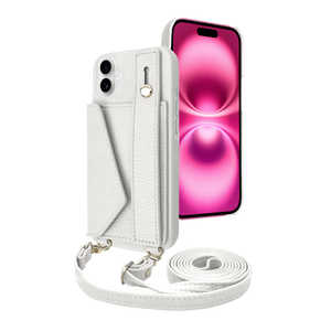 SHIZUKAWILL iPhone16 ケース カバー ショルダーケース アイファンデ5 ストリートモード スノーホワイト APIP16IF51WH SHIZUKAWILL iPhone16 ケース カバー ショルダーケース アイファンデ5 ストリートモード スノーホワイト APIP16IF51WH