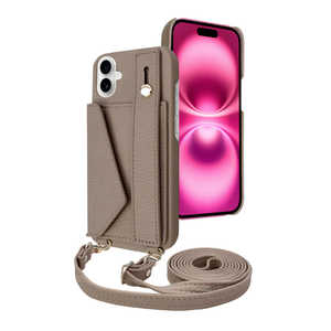 SHIZUKAWILL iPhone16 ケース カバー ショルダーケース アイファンデ5 ストリートモード グレーブラウン APIP16IF51BR SHIZUKAWILL iPhone16 ケース カバー ショルダーケース アイファンデ5 ストリートモード グレーブラウン APIP16IF51BR