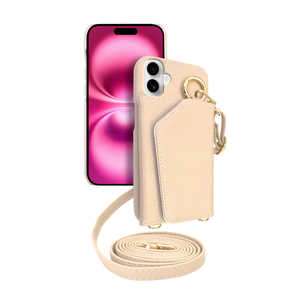 SHIZUKAWILL iPhone16 ケース カバー ショルダーケース アイファンデ5 ドレスコード クリーム APIP16IF52WH SHIZUKAWILL iPhone16 ケース カバー ショルダーケース アイファンデ5 ドレスコード クリーム APIP16IF52WH