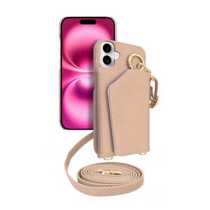 SHIZUKAWILL iPhone16 ケース カバー ショルダーケース アイファンデ5 ドレスコード コーラルピンク APIP16IF52PI SHIZUKAWILL iPhone16 ケース カバー ショルダーケース アイファンデ5 ドレスコード コーラルピンク APIP16IF52PI