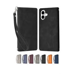 shizukawill iPhone16 Plus �蒠�^ �P�[�X �J�o�[ �A�C�t�@���f2 �u���b�N APIP16MIF2BK