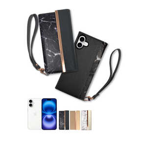 shizukawill iPhone16 Plus �蒠�^ �P�[�X �J�o�[ �A�C�t�@���f Black APIP16MCABK