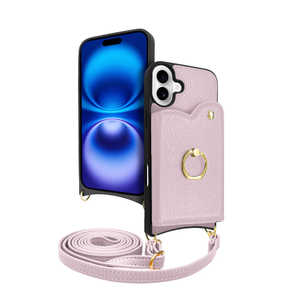 SHIZUKAWILL iPhone16 Plus ケース カバー ショルダーケース アイファンデ5 フルール ローズティ APIP16MIF53PU SHIZUKAWILL iPhone16 Plus ケース カバー ショルダーケース アイファンデ5 フルール ローズティ APIP16MIF53PU