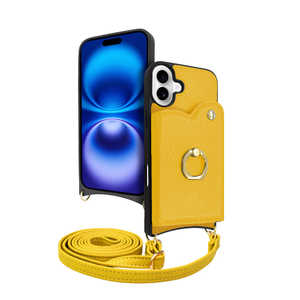 SHIZUKAWILL iPhone16 Plus ケース カバー ショルダーケース アイファンデ5 フルール ミモザ APIP16MIF53YE SHIZUKAWILL iPhone16 Plus ケース カバー ショルダーケース アイファンデ5 フルール ミモザ APIP16MIF53YE