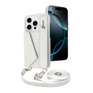SHIZUKAWILL iPhone16 Pro ケース カバー ショルダーケース アイファンデ5 ストリートモード スノーホワイト APIP16PIF51WH SHIZUKAWILL iPhone16 Pro ケース カバー ショルダーケース アイファンデ5 ストリートモード スノーホワイト APIP16PIF51WH