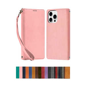 SHIZUKAWILL iPhone16 Pro Max 手帳型 ケース カバー 本革調 レザーケース ピンクゴールド APIP16PMPINK SHIZUKAWILL iPhone16 Pro Max 手帳型 ケース カバー 本革調 レザーケース ピンクゴールド APIP16PMPINK