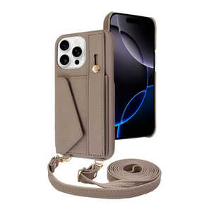 SHIZUKAWILL iPhone16 Pro Max ケース カバー ショルダーケース アイファンデ5 ストリートモード グレーブラウン APIP16PMIF51BR SHIZUKAWILL iPhone16 Pro Max ケース カバー ショルダーケース アイファンデ5 ストリートモード グレーブラウン APIP16PMIF51BR