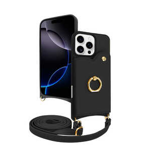 SHIZUKAWILL iPhone16 Pro Max ケース カバー ショルダーケース アイファンデ5 フルール カフェブラック APIP16PMIF53BK SHIZUKAWILL iPhone16 Pro Max ケース カバー ショルダーケース アイファンデ5 フルール カフェブラック APIP16PMIF53BK