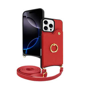 SHIZUKAWILL iPhone16 Pro Max ケース カバー ショルダーケース アイファンデ5 フルール バーガンディレッド APIP16PMIF53RE SHIZUKAWILL iPhone16 Pro Max ケース カバー ショルダーケース アイファンデ5 フルール バーガンディレッド APIP16PMIF53RE