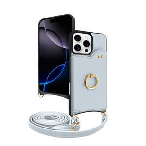 SHIZUKAWILL iPhone16 Pro Max ケース カバー ショルダーケース アイファンデ5 フルール ネモフィラブルー APIP16PMIF53NB SHIZUKAWILL iPhone16 Pro Max ケース カバー ショルダーケース アイファンデ5 フルール ネモフィラブルー APIP16PMIF53NB