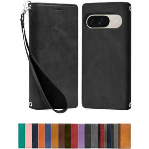 shizukawill Google Pixel9 / Pixel9 Pro �蒠�^ �P�[�X �J�o�[ �{�v�� ���U�[�P�[�X GOPI9BLACK