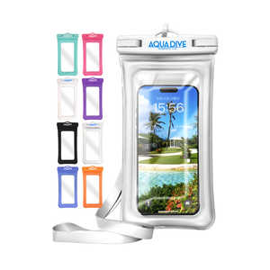 shizukawill スマホ 防水ケース エアアリ アクアダイブ マットクリア Shizukawill ACDIVE02CL