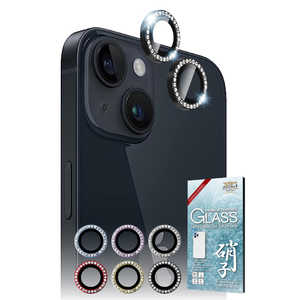 shizukawill iPhone14 カメラレンズ キラキラ ラインストーン ガラス 保護フィルム ブラック APIP14RC2BGL shizukawill iPhone14 カメラレンズ キラキラ ラインストーン ガラス 保護フィルム ブラック APIP14RC2BGL