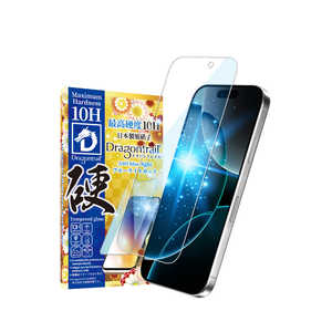 shizukawill iPhone 16 Pro(6.3インチ) 10Hドラゴントレイル ガラスフィルム ブルーライトカット APIP16PDTGLBC