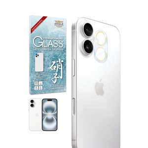 shizukawill iPhone16 / iPhone16 Plus �����Y�t�B���� �J�����ی� �K���X�t�B���� �ی�t�B���� APIP16RF2GDGL