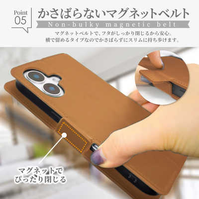 shizukawill iPhone16e 手帳型 ケース カバー 本革調 レザーケース