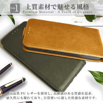 shizukawill iPhone16 手帳型 ケース カバー 本革調 レザーケース 縦型
