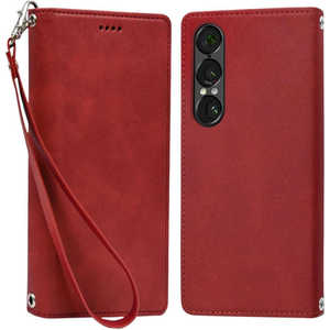 shizukawill Xperia 1 VII SO-51F SOG15 �蒠�^ �P�[�X �J�o�[ �{�v�� ���U�[�P�[�X SOX1M7RED