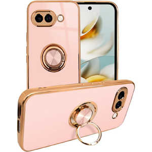 Google Pixel9a �P�[�X �J�o�[ �����O�t���P�[�X �O���b�e�B�A shizukawill(�V�Y�J�E�B��) �s�[�` GOPI9ACL5PI