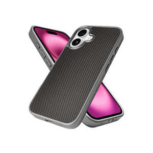 SHIZUKAWILL iPhone16 ケース カバー 耐衝撃 カーボン調ケース シズカウィルRe グレー APIP16FC3GR SHIZUKAWILL iPhone16 ケース カバー 耐衝撃 カーボン調ケース シズカウィルRe グレー APIP16FC3GR