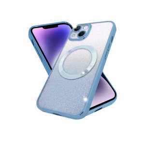 shizukawill iPhone14 �P�[�X �J�o�[ MagSafe�Ή� �ϏՌ� �L���L�� �N���A�P�[�X �n�C�u���b�h6 APIP14HI6BL