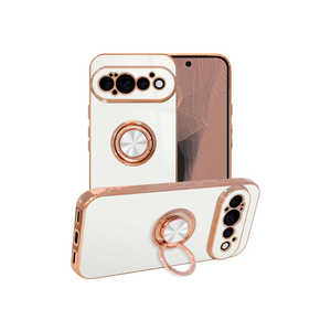 shizukawill Google Pixel11 Pro �P�[�X �J�o�[ �����O�t���P�[�X �O���b�e�B�A �p�[���z���C�g GOPI11PCL5WH