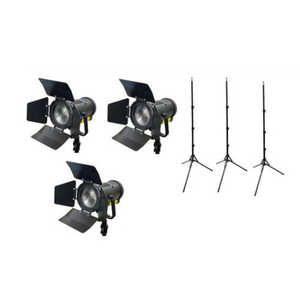 NEP LEDミニライト3灯キット(色温度可変/DMX512対応) LEDKIT-SCOB60N-3